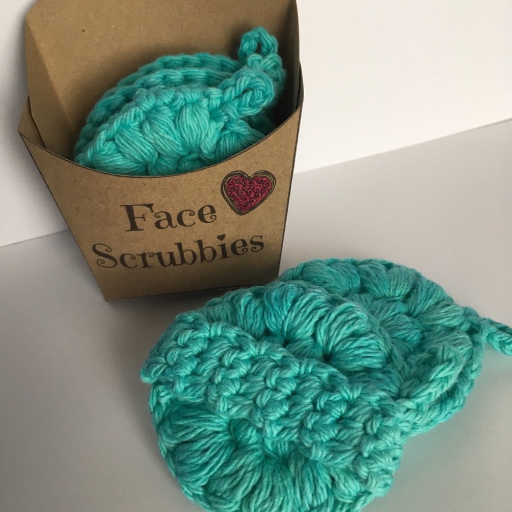 100% Cotton Reusable Face Scrubbies